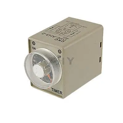 

DC 24V 0-6 Seconds Power On Time Delay Relay Timer AH3-3