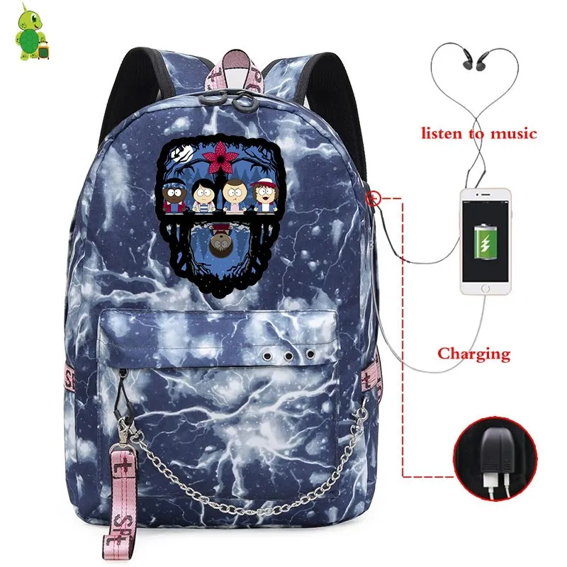 21 Mochila, рюкзак для странных вещей, Usb зарядка, школьные сумки для подростков, девочек, мальчиков, женщин, рюкзаки, Galaxy, рюкзак для ноутбука, дорожная сумка - Цвет: 21