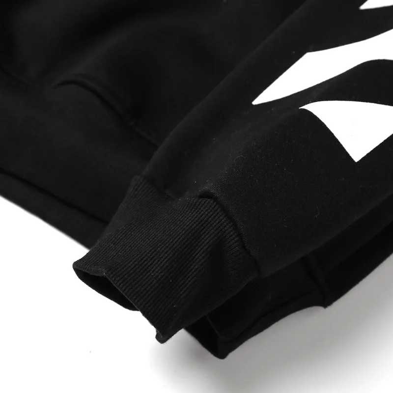 19SS OFF-WHITE OW пейзаж Картина масло мужская пара хлопок Толстовка