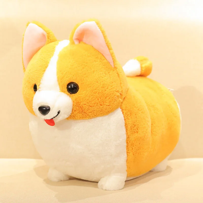 Мультяшная плюшевая игрушка, новинка, Kawaii, плюшевая собака корги, мягкие животные, Мягкая Плюшевая Кукла корги, игрушки для дивана, подушка, подарок на день рождения, День святого Валентина - Цвет: 34