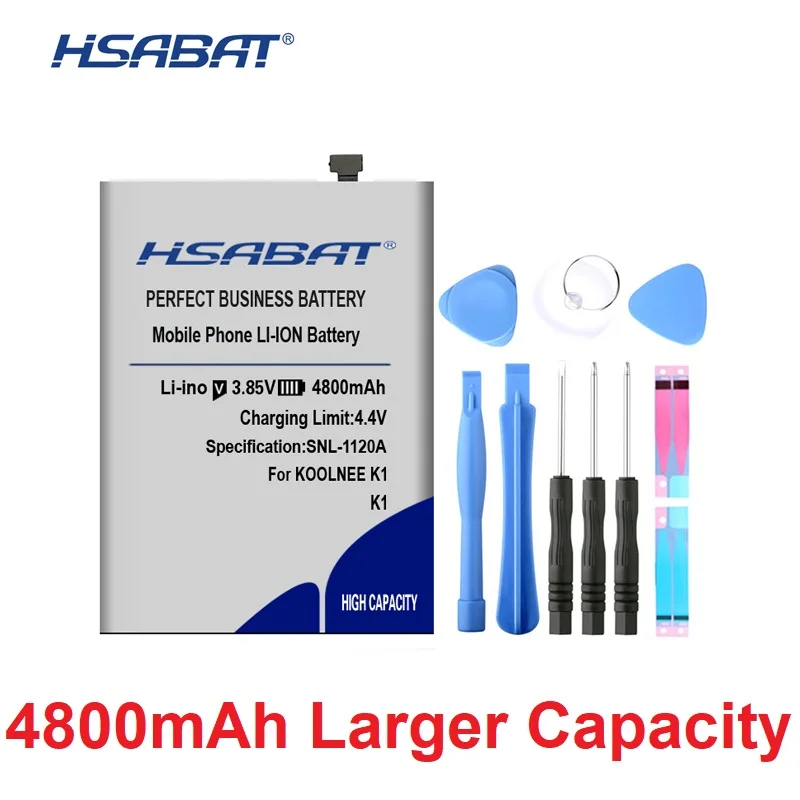 HSABAT 0 цикл 4800 мАч батарея для KOOLNEE K1 K1 трио высокое качество запасной аккумулятор мобильного телефона