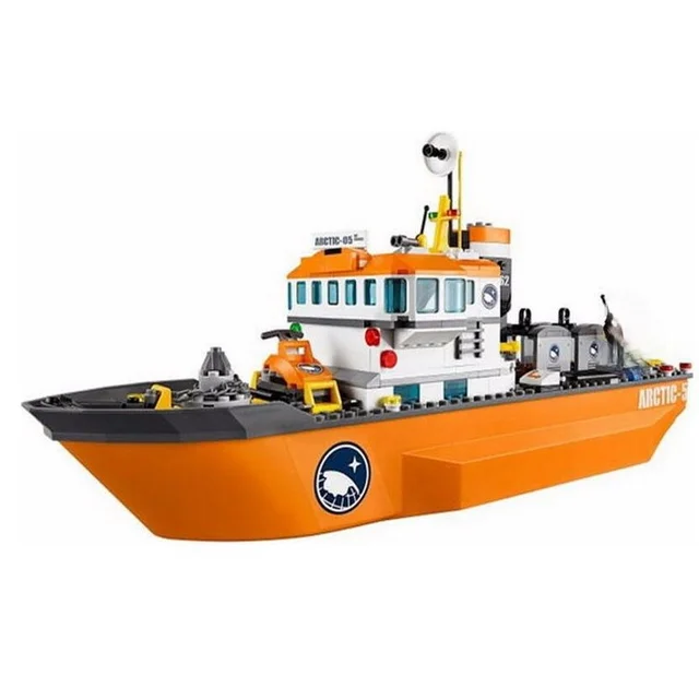 10443 City Arctic Icebreaker Ice Breaker Ship Buildinlg Blocks Brick DIY Toys Kids Gifts Compatibe with