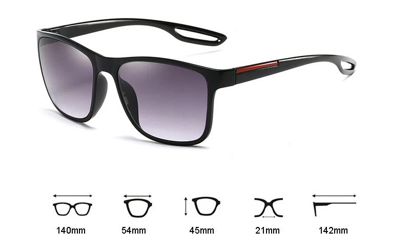 Iboode Новые солнцезащитные очки для мужчин Поляризованные крупные зеркальные очки для вождения солнцезащитные очки Брендовые дизайнерские ретро очки для вождения Oculos Gafas De Sol
