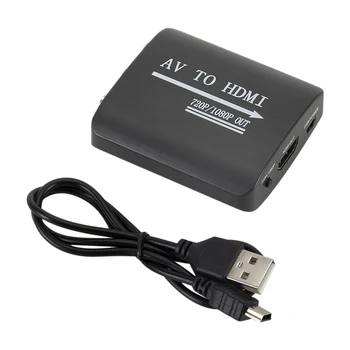 

RCA Converter AV to HDMI Converter 1080P CVBS RCA to HDMI Mini AV2HDMI