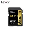 Original Lexar Professional SD Card 300MB/s SDHC 2000x 32GB SDXC UHS-II U3 Memory Card 64GB 128GB V90 For 4K Digital SLR Camera ► Photo 3/4