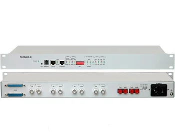 

FTTH MST120AV2-D 4E1 Fiber Optical Multiplexer 2-Port V.35 2-Port SC Single Mode Dual Fiber 20KM 1310nm AC power supply