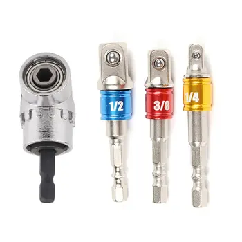 

105 Degrees Accessories Power Tools Reversible Adapter Adjustable Screwdriver Holder Practical Corner Drill Bit Connecting Rod