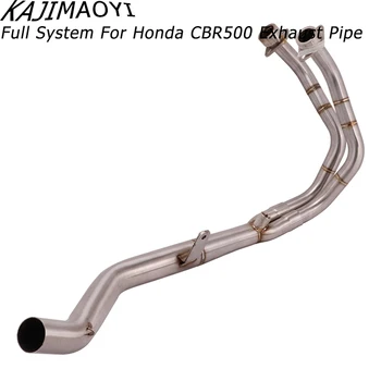 

Motorcycle Exhaust Connect Tube Modified Header Pipe Slip on Connector Section for CBR500 CB500X CB500F