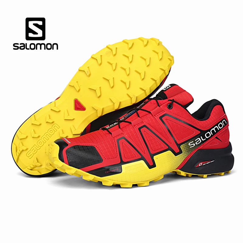 Salomon speed Cross 4 CS, Спортивная Мужская Уличная обувь, дышащая, zapatillas hombre Mujer, мужские кроссовки, спортивная обувь