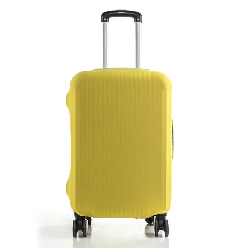 Эластичный тканевый багаж чехол на чемодан чехол для 18-2" чемодан защитные чехлы аксессуары для путешествий - Цвет: Yellow