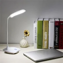 Перезаряжаемый через USB, 3 режима, регулируемый светодиодный Настольный светильник, студенческий светильник для учебы, 360 градусов,, светодиодный настольный светильник для чтения, высокое качество