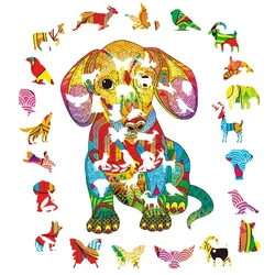 Hot Sale Eagle Puzzle 3D Wooden Puzzle Children Wooden DIY  Animal Modeling Montessori  Toys Classic Toys For Children's Gifts