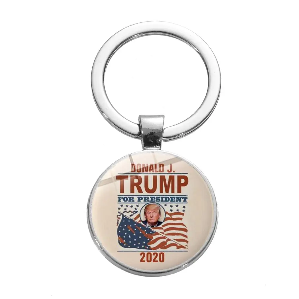 Style 11 SONGDA высокого класса Trump держать Америку большой брелок Дональд Трамп для президент памятный сплав автомобильный брелок ювелирные изделия - Цвет: Style 11