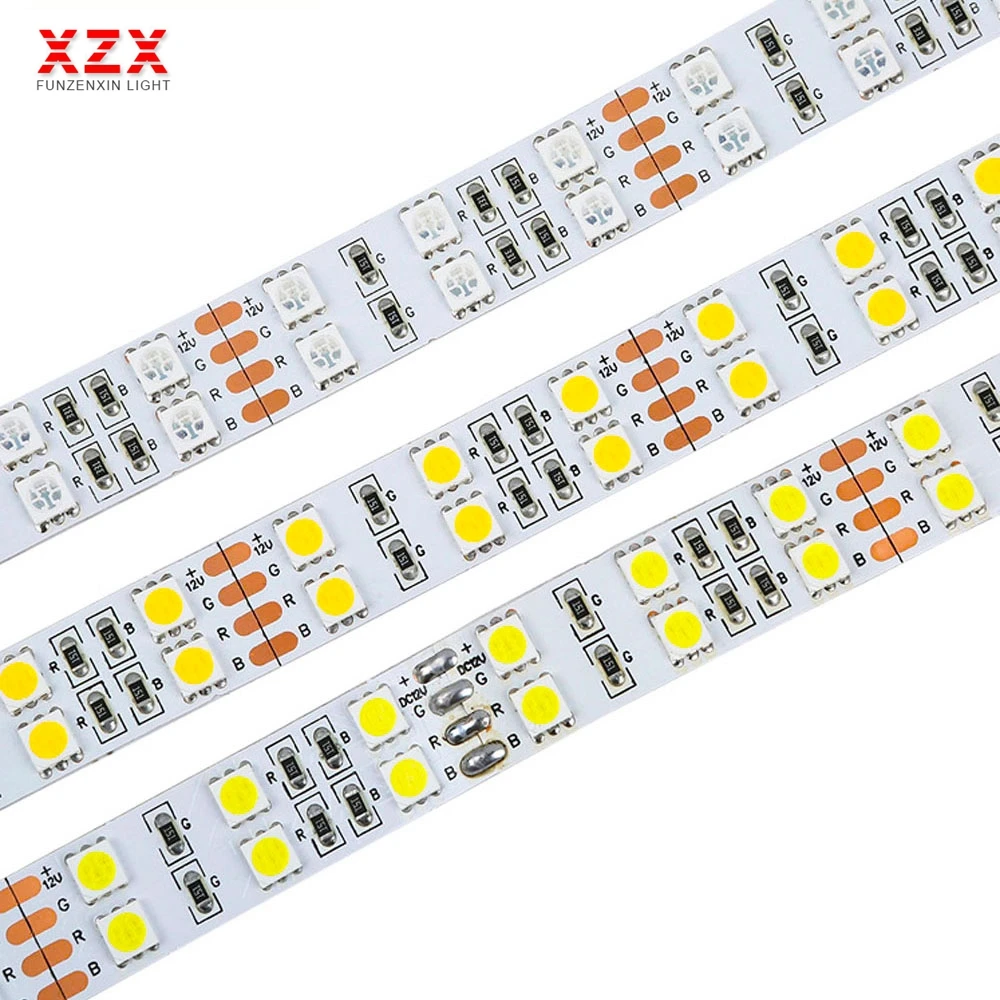 DC12V 5 м супер яркий двухрядный SMD5050 Светодиодная лента 120 светодиодов/м гибкий