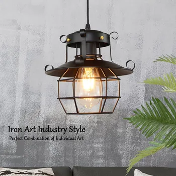 

LED Lights Retro Post-Modern Nordic Creative Suspension Iron Chandeliers Restaurant Bar Home Decoration Chandeliers #YL10