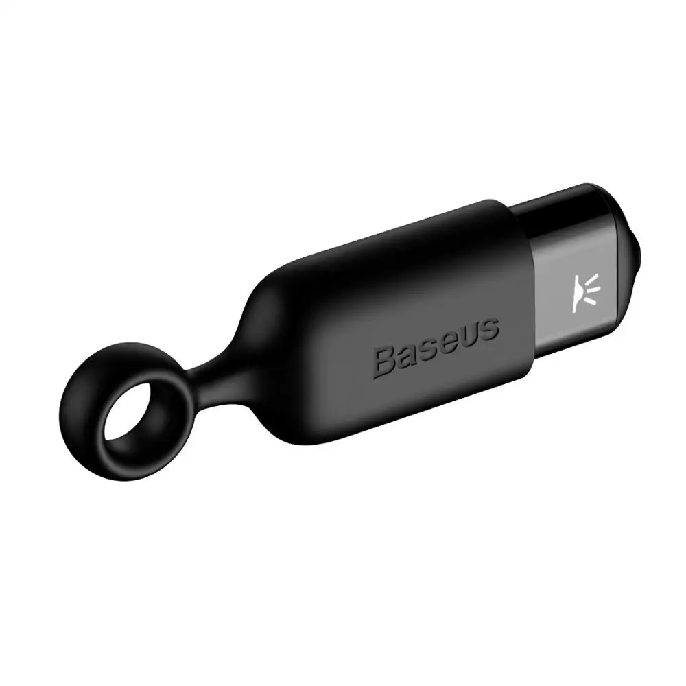 Baseus R03 микро Джек Смарт ИК пульт дистанционного управления универсальный пульт дистанционного управления для ТВ/кондиционера/проекторов для Xiaomi huawei Phone - Цвет: BLACK