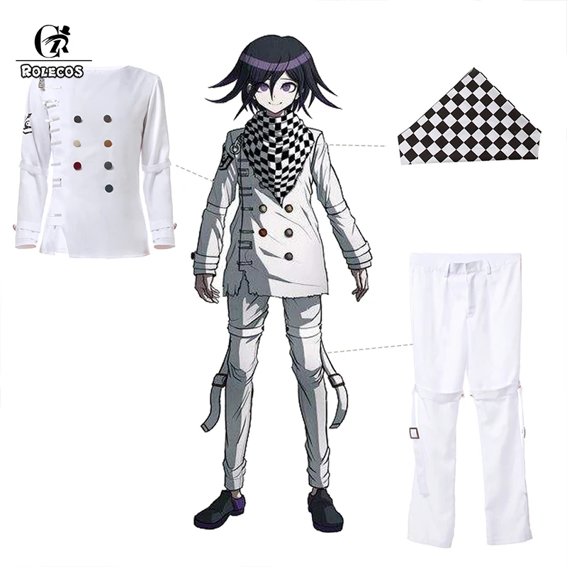 Костюм для косплея ROLECOS из аниме данганронпа V3: Killing Harmony Kokichi Oma школьная форма