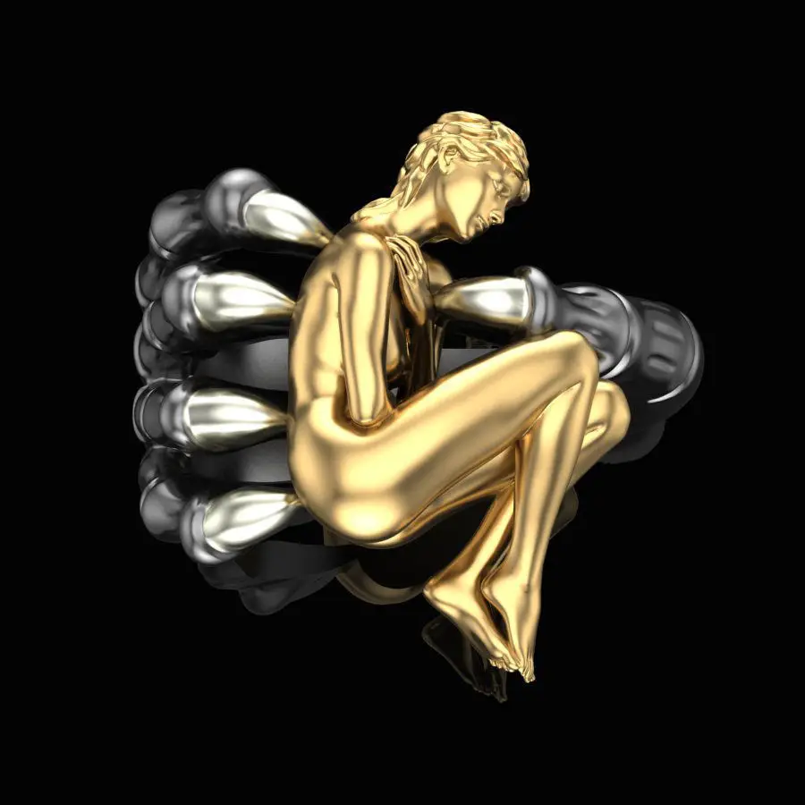 

Vintage Men Gothic Individuality Rings HipHop Punk Rings For Men Party Steampunk Lovers Rings Jewelry Gifts