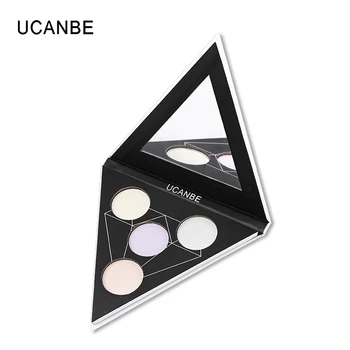 

UCANBE Makeup Triangle Glitter Eyeshadow Palette Shimmer Eye Shadow Highlighter Illuminator Heaven's Hue