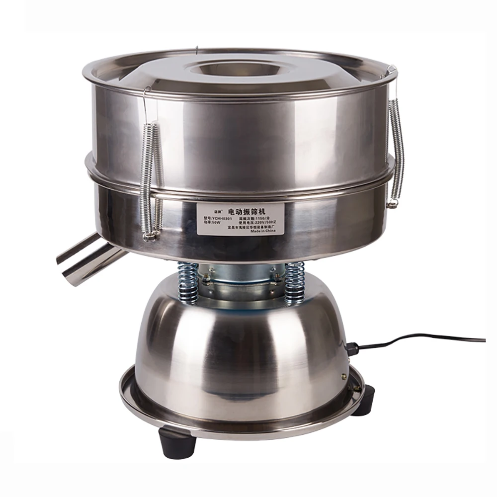 

Stainless Steel Small Electric Vibrating Screen Powder Screening Sifting Machine Powder Sieve Machine 10-600 Mesh Optional Y