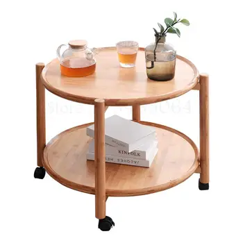 

Mobile Tea Table Simple Living Room Tea Table Balcony Small Tea Table Home Tea Table Multifunctional Rack