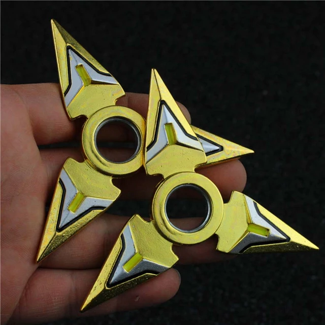 9cm OW Peripheral Genji Shuriken Alloy Model Spinner