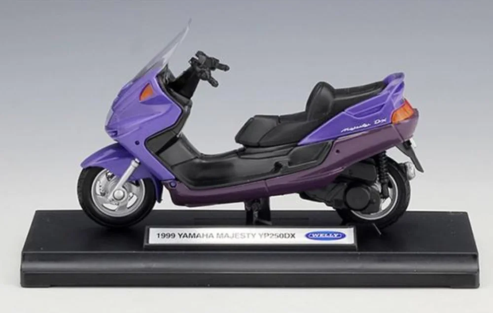 Welly 1/18 1:18 Масштаб YAMAHA MAJESTY YP250DX мотоциклы литье под давлением дисплей модели подарок на день рождения игрушка для мальчиков Дети