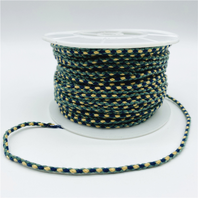 2.5mm Cotton Cord Rope Chinese Knot Macrame Cord Rope For Jewelry Making For Shamballa Bracelet