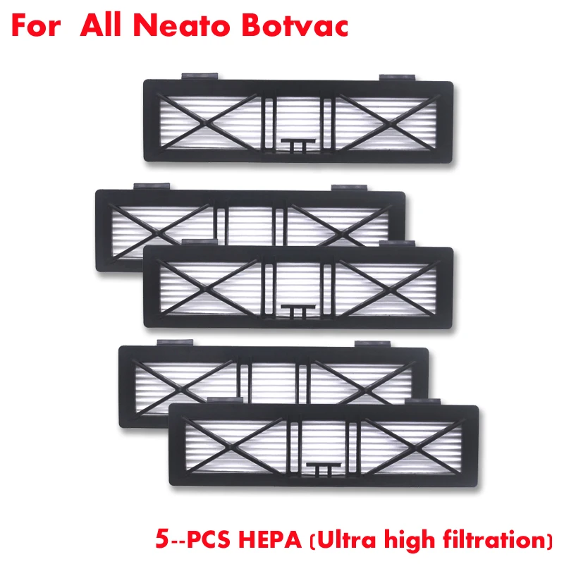 Комплект фильтров HEPA для очистки пыли Neato D3 D5 D70 D75 D80 70E D85 запчасти робота-пылесоса