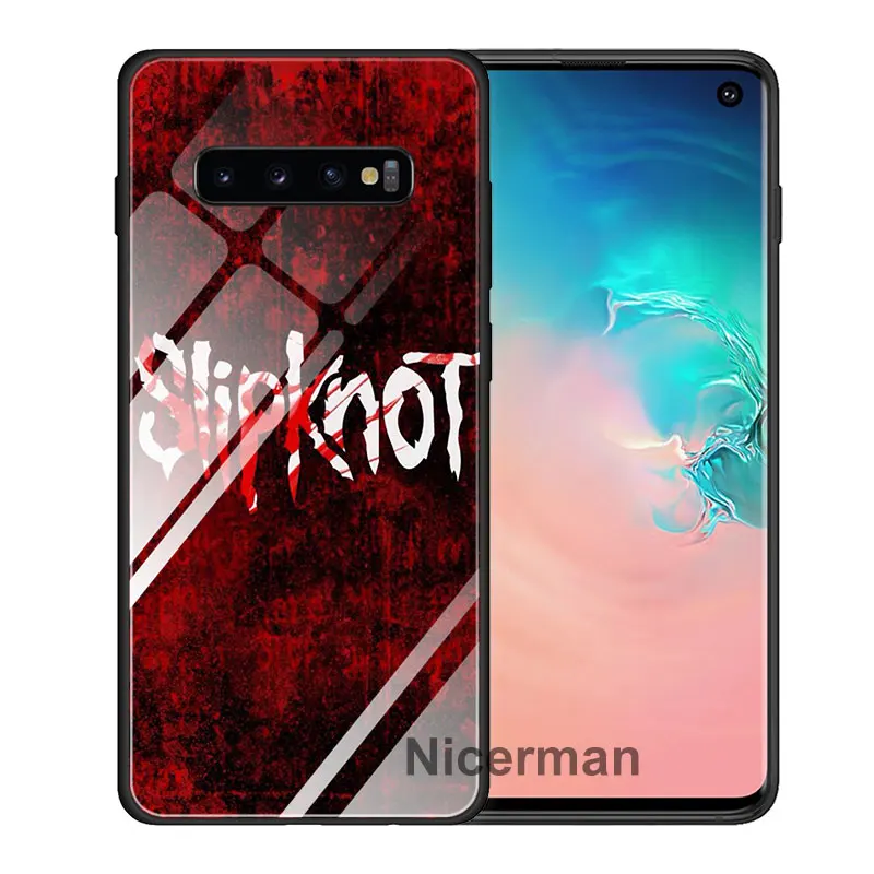 Чехлы из закаленного стекла Slipknot Clown Corey Taylor для samsung Galaxy S10 S8 S9 Plus S10e Note 9 10 Plus A50 A30