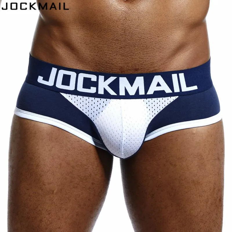 Трусы боксеры JOCKMAIL мужские сетчатые Брендовое нижнее белье дышащие трусы с