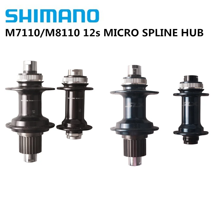 Дисковый тормоз Shimano SLX HB M7110 FH Hub XT M8110 центральный дисковый с микро сплавом 12 Скоростей передняя и задняя