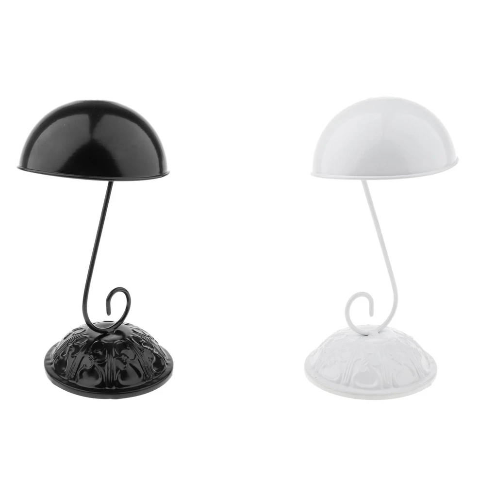 2PCS Retro Hat Wig Display Holder Baseball Sports Caps Storage Organizer Stand Rack
