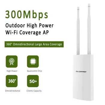 

Outdoor Wireless Wifi Repeater High Power Outdoor Wireless AP Transmits 100meters Router To WiFi Base Station