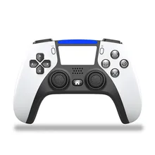 Mando de juego inalámbrico con Bluetooth para PS4, mando con doble vibración estilo PS5 para PC y Android, envío gratis
