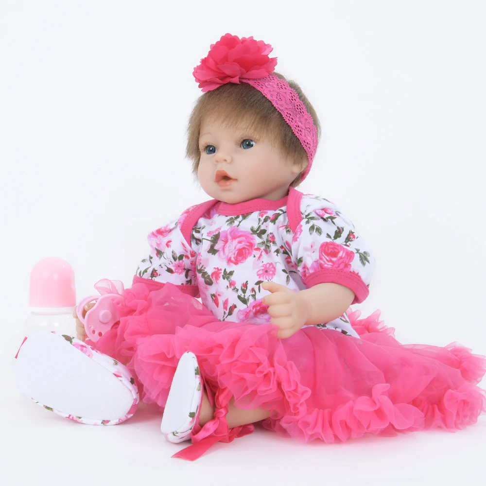 20 &quot50 см Reborn Lifelike мягкая ткань тела Детские куклы Раннее Образование