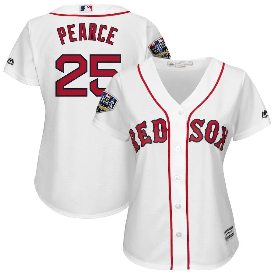 Для женщин и девочек Xander Bogaerts Boston David Ortiz Mookie Betts Andrew Benintendi Chris Sale David Price Jersey Bradley Jr World - Цвет: For women