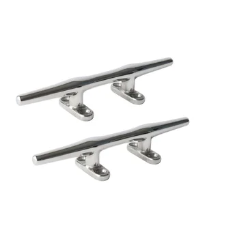 

2PCS Heavy Duty Stainless Steel 316 Polish Sliding Mooring Marine Boat Cleat Hardware Accessories 4 inch To 12 inch