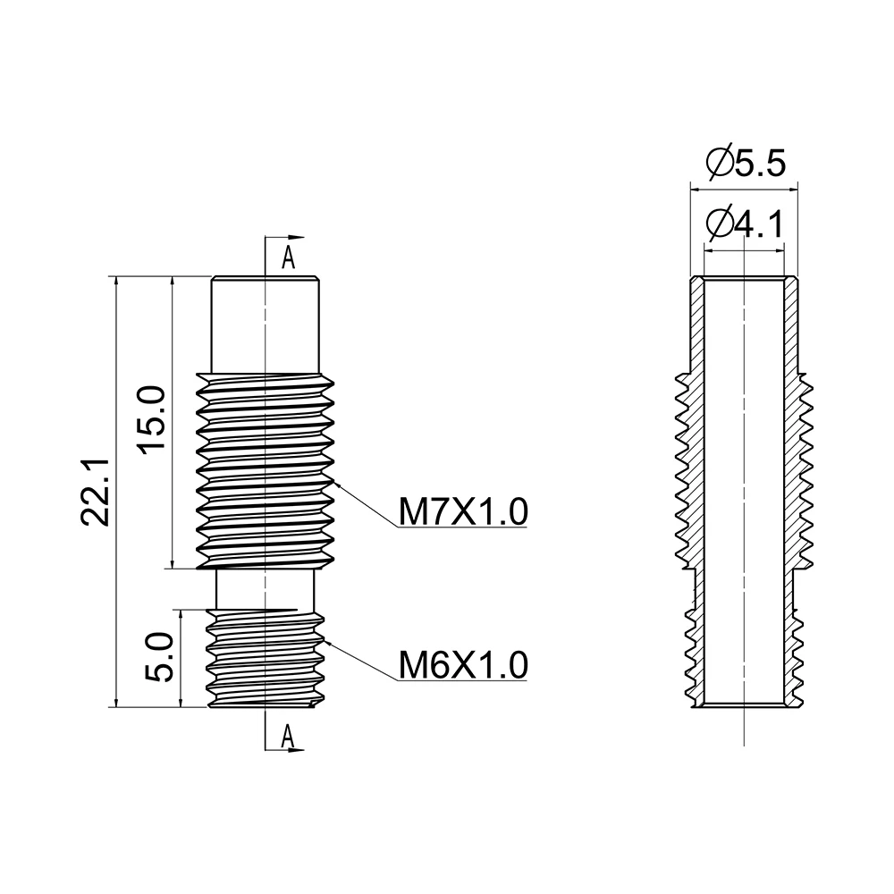 V6远程喉管图纸