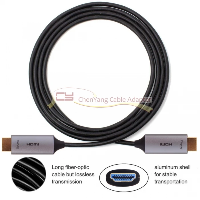 10M 20M 50M 100M 200M 300M Active Fiber Optic Fast Transfer Ultra FHD 4K 60hz HDMI 2.0 AOC Cable