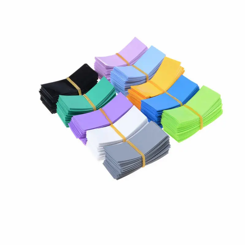 

100 pieces 18650 battery packaging PVC shrink tubing Precut Precut ZP