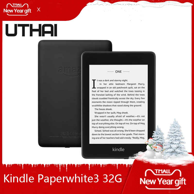 Kindle Paperwhite Black 32GB eBook e-ink Screen