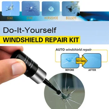 

Tools Repair Fluid Long Eye Star Glass Fluid Auto Windshield Repair Duable