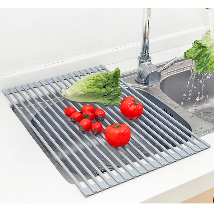 Dish Drying Rack Over Sink Multipurpose Portable Foldable Silicone Wra –  LYHOE