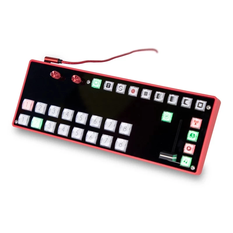 TYST Vmix Mini Switcher Control Panel MIDI2.0 Video Recording Switchboard Type C interface for OBS New Media Live Youtube | Электроника