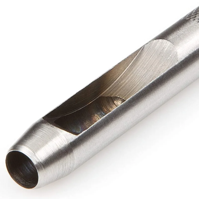 Set De 6 Poinçons Ronds Pour Cuir Et Tissu - Acier De Qualité - Différents Diamètres - Pour Ceintures, Bracelets, Sacs - 5