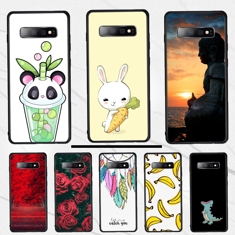 For Samsung S9 case Bling Cute Phone Case S10 S10e S10Plus S9Plus S8 S7 S6 edge plus | Мобильные телефоны и аксессуары