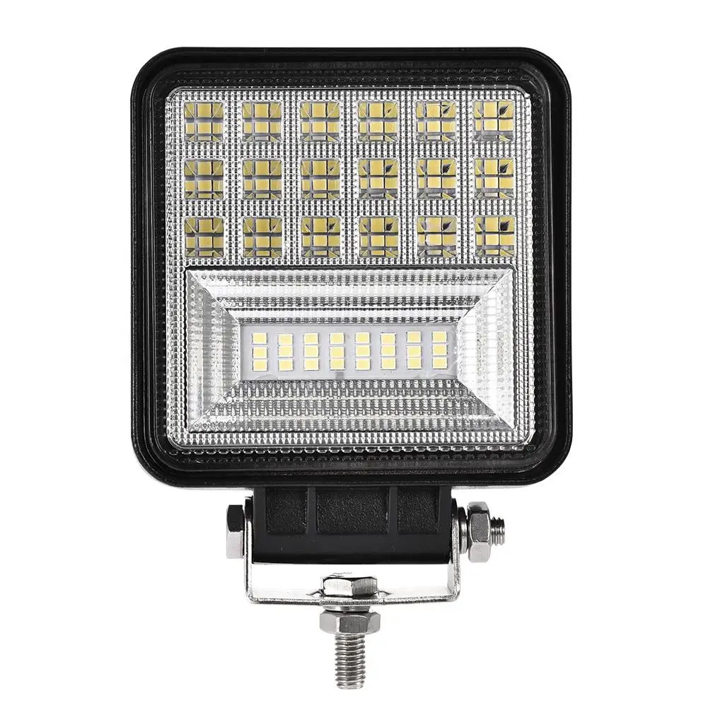 

10pcs 48W LED Car Work Light Super Bright Square Spotlight For Truck SUV Boating Hunting Fishing IP67 Waterproof Reflection Cup