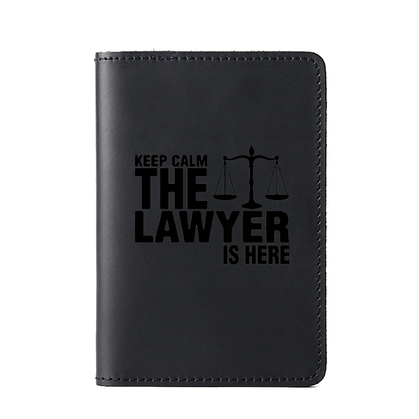 Keep Calm The Lawyer Is Here Обложка для паспорта держатели кредитных карт Дорожный Чехол кожаный бумажник кошельки для паспорта