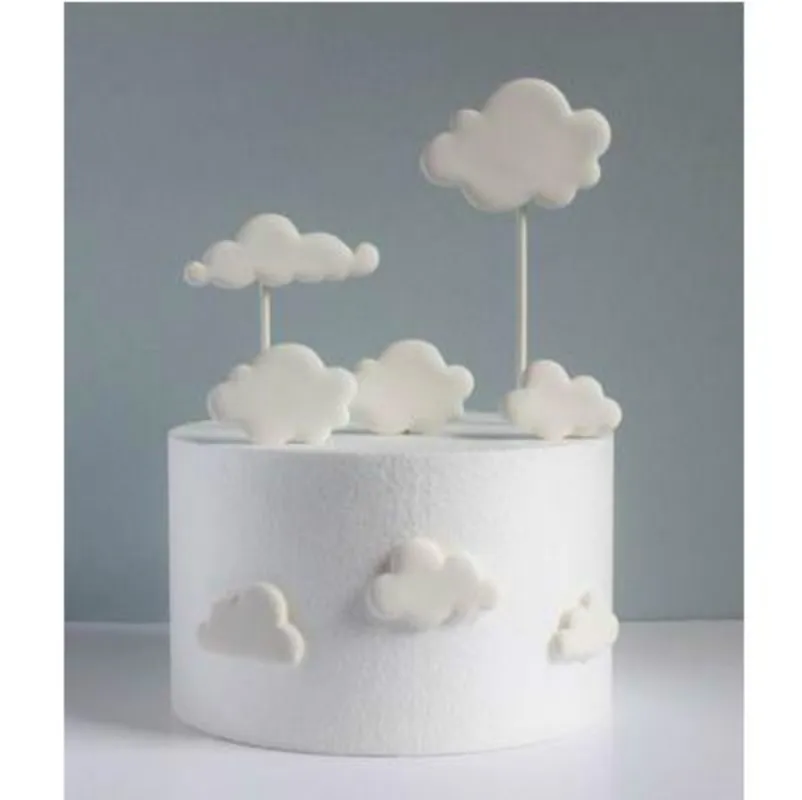 Cloud set Украшение для выпечки торта, украшение в виде мультяшного кролика, маленькая модель камеры, украшение в виде кролика, детское праздничное платье для дня рождения - Цвет: Cloud set